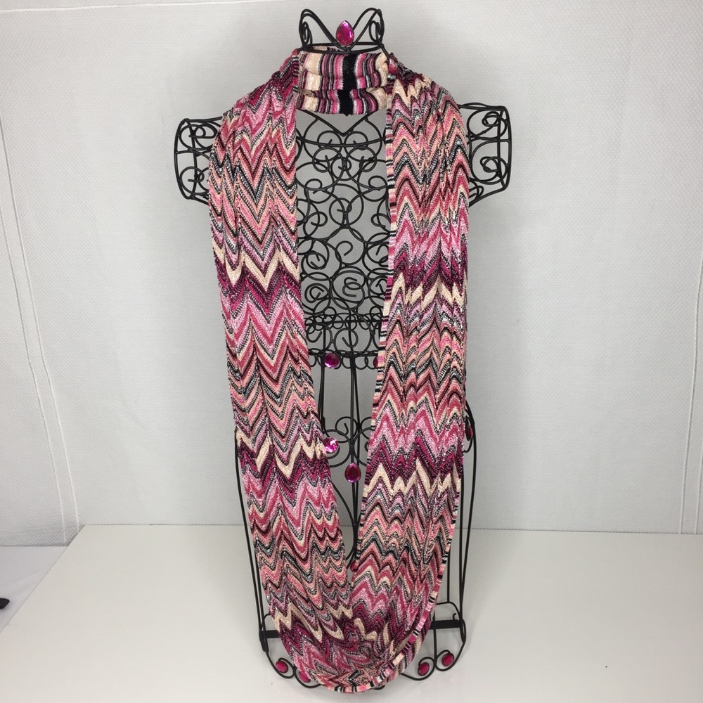Missoni Infinity Chevron Pattern Scarf - Picture 2 of 6